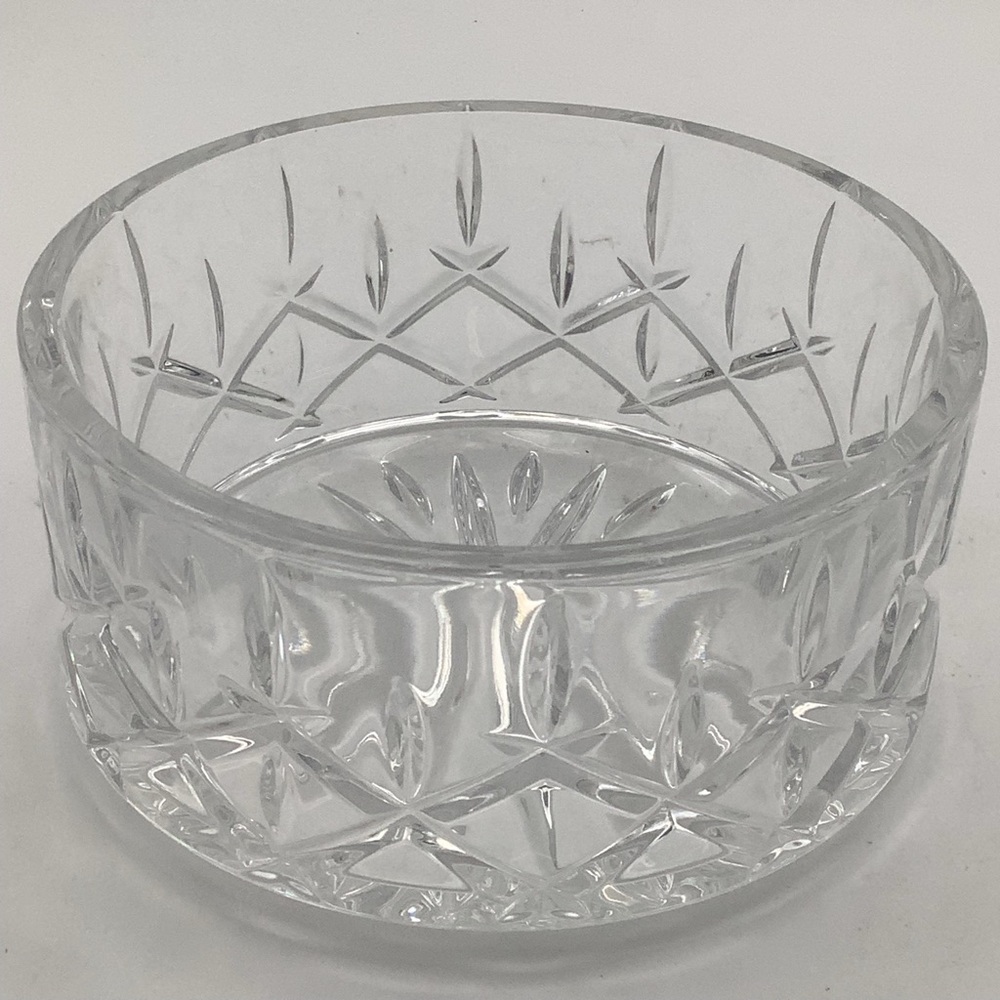 Clear Glass Crystal Champagne/ Wine Coaster